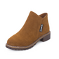 Bottine Femme Daim Camel