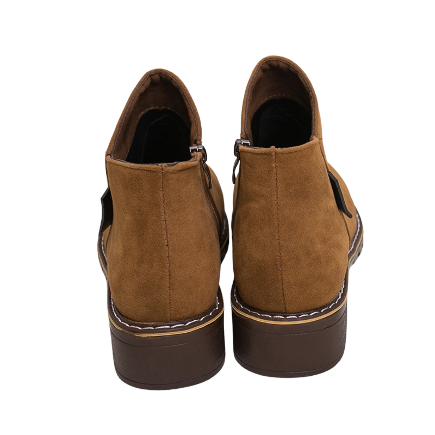 Bottine Femme Daim Camel