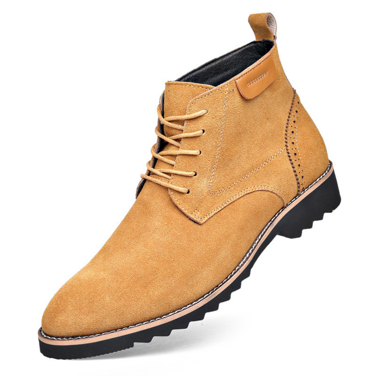 Bottine Homme Daim Camel